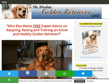 Tablet Screenshot of golden-retriever-guide.com